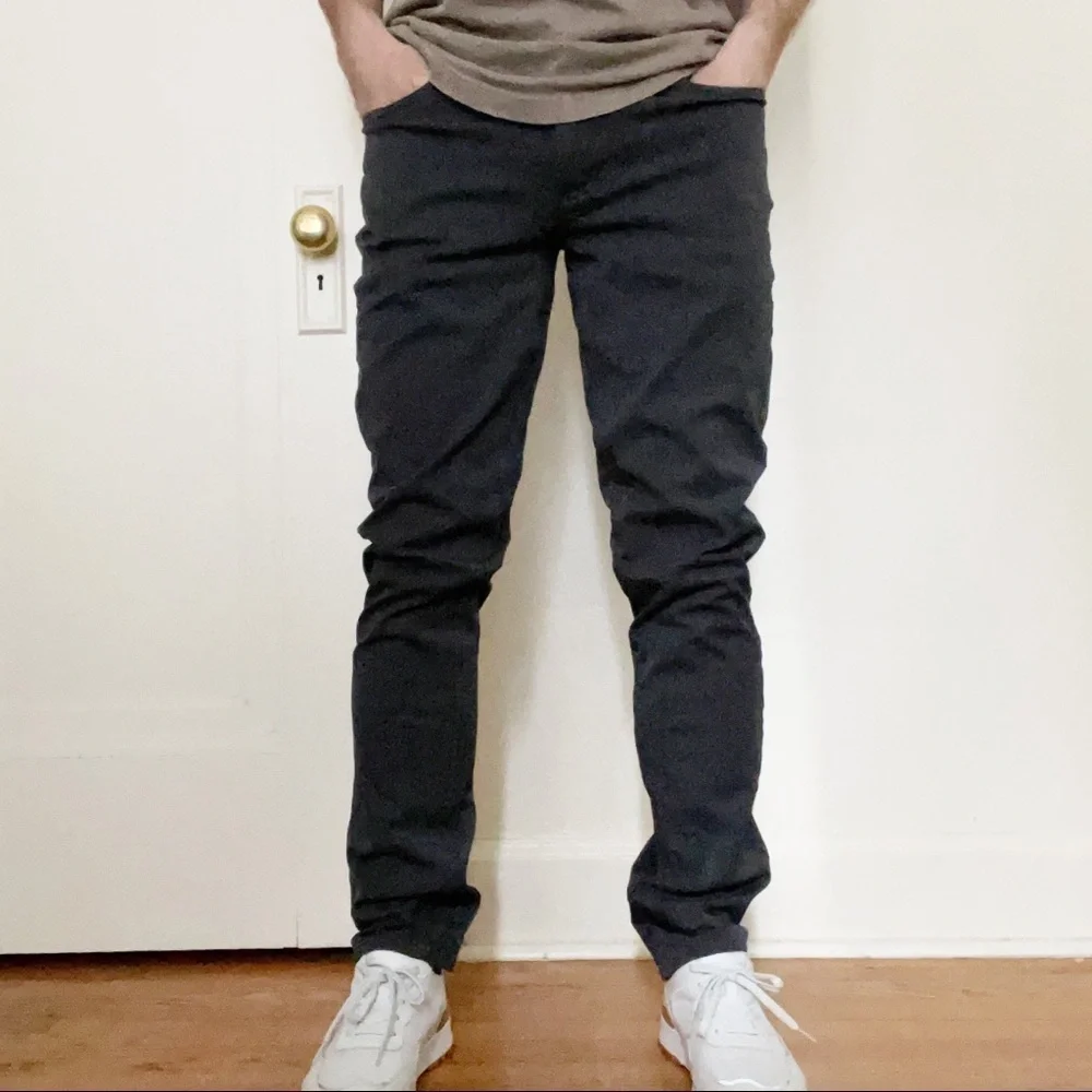 Makers & Riders Men’s Slim Traveler Stretch Jean Gray 32x33